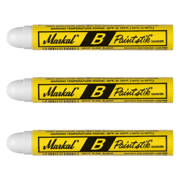 Markal 96821 Valve Action Paint Marker, Yellow