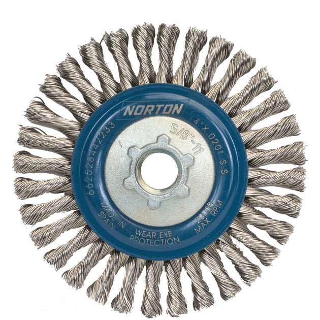 Norton Bluefire Stringer Bead Knot Stainless Wire Wheel 4 Welding Store 6598