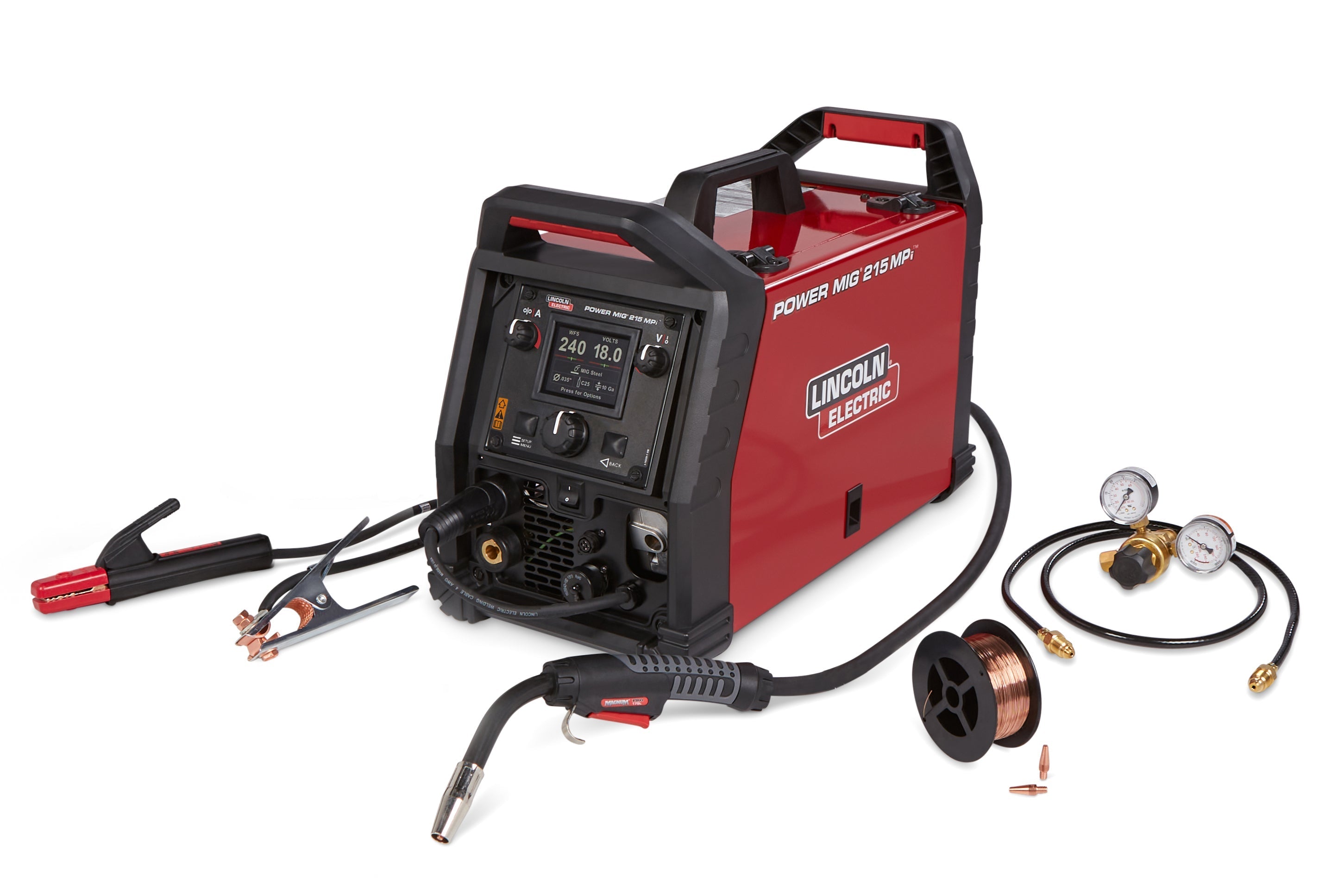 Lincoln POWER MIG® 215 MPi™ Multi-Process Welder - TIG One Pak - K4878-1