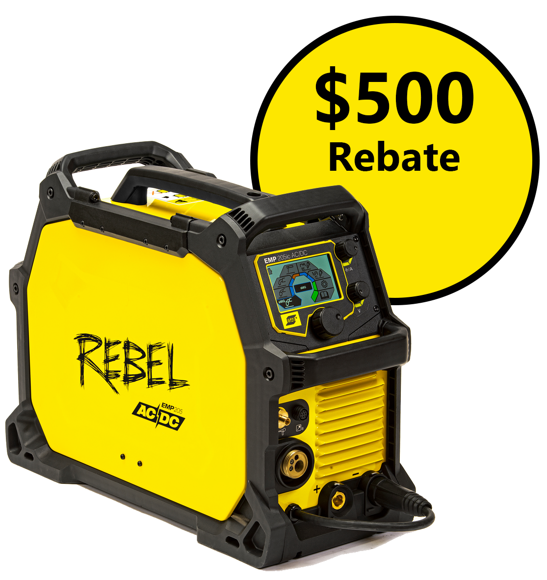 ESAB Rebel EMP 205ic AC/DC Multi Process Welder (0558102553)