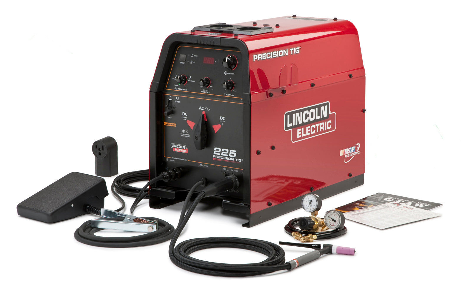 Lincoln Precision TIG 225 TIG/Stick Welder Ready-Pak (208/230v)