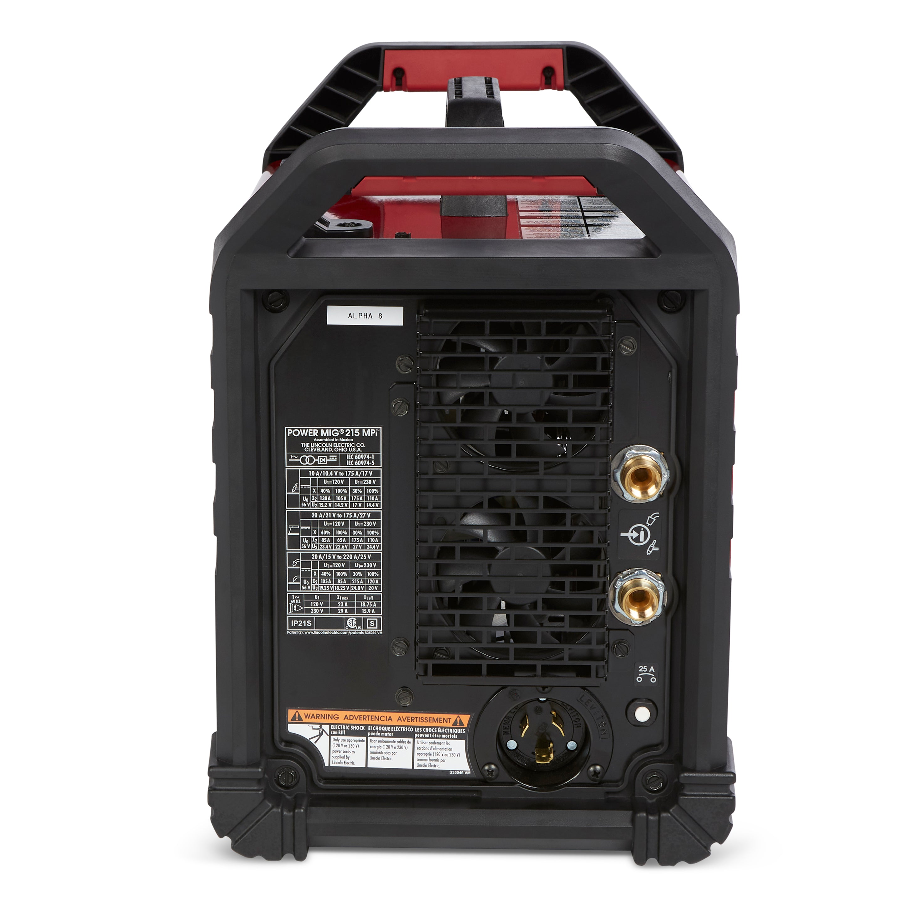 Lincoln POWER MIG® 215 MPi™ Multi-Process Welder K4876-1