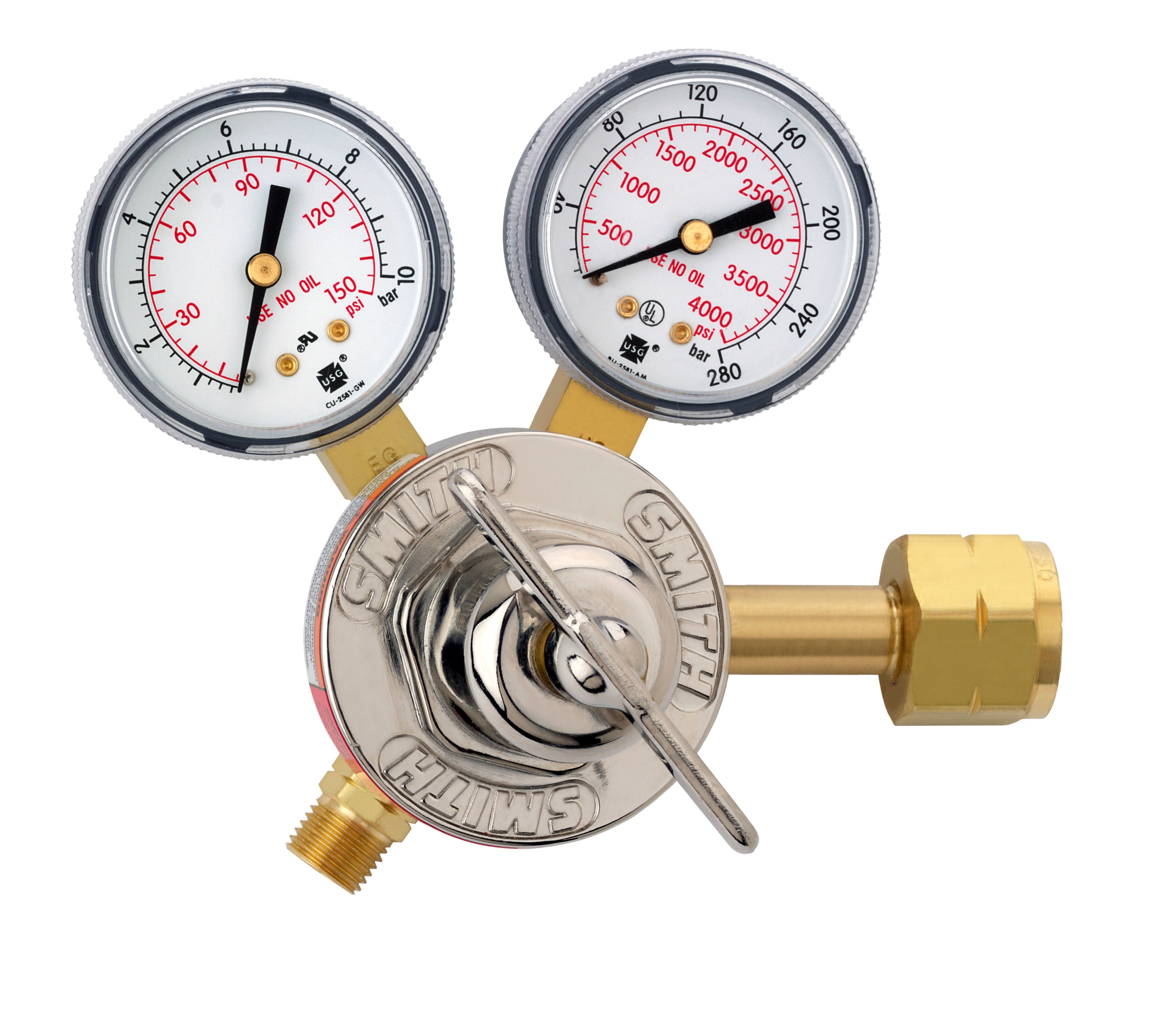 Miller | Smith Series 30 Hydrogen Regulator - CGA 350