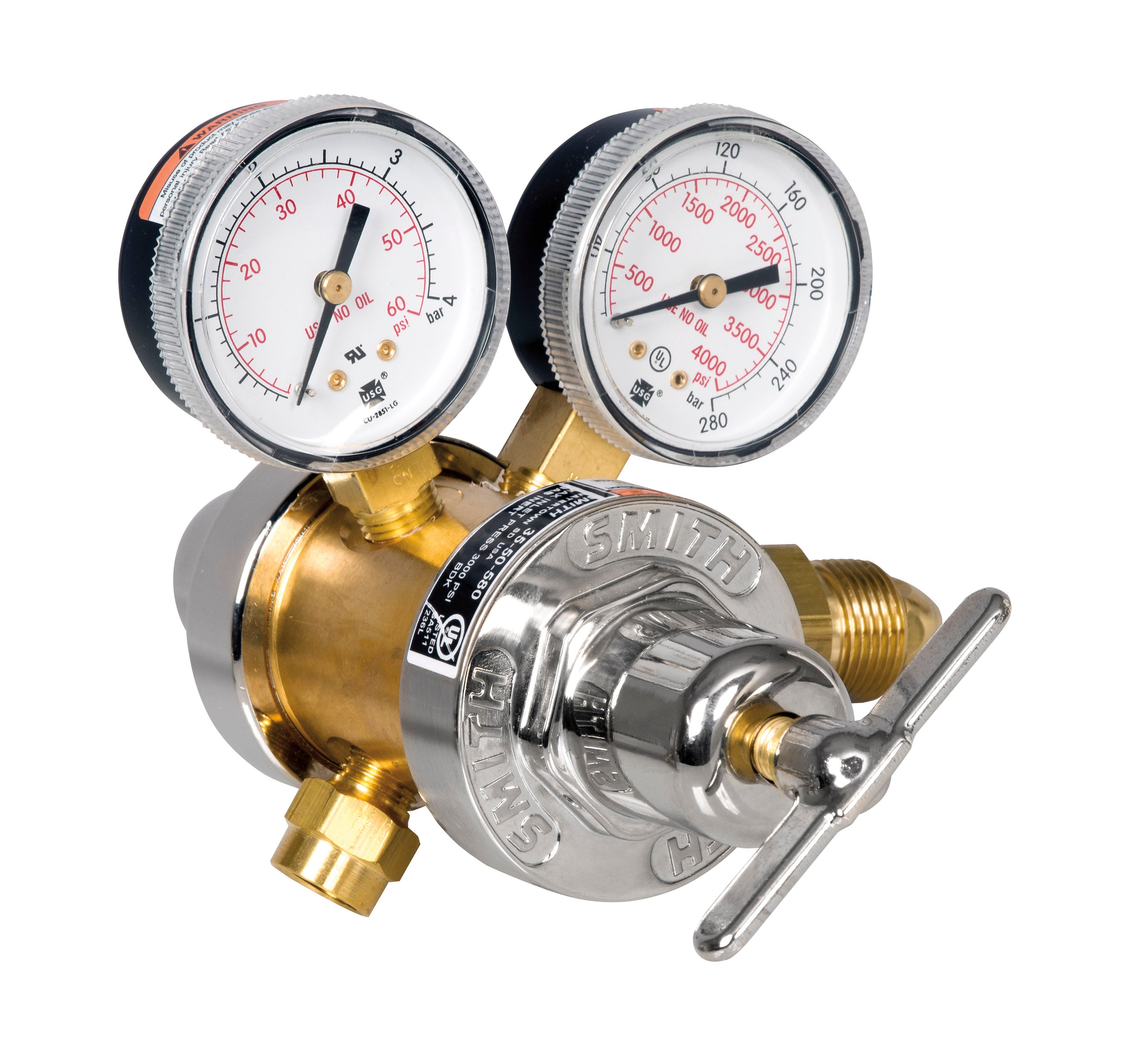 Miller | Smith 2-Stage Inert Gas Regulator - CGA 580