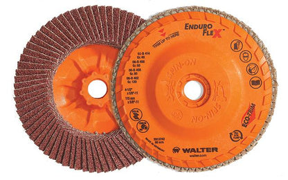 Walter Blending Disc 4-1/2" x 5/8"-11 GR: 120 Front and Back View