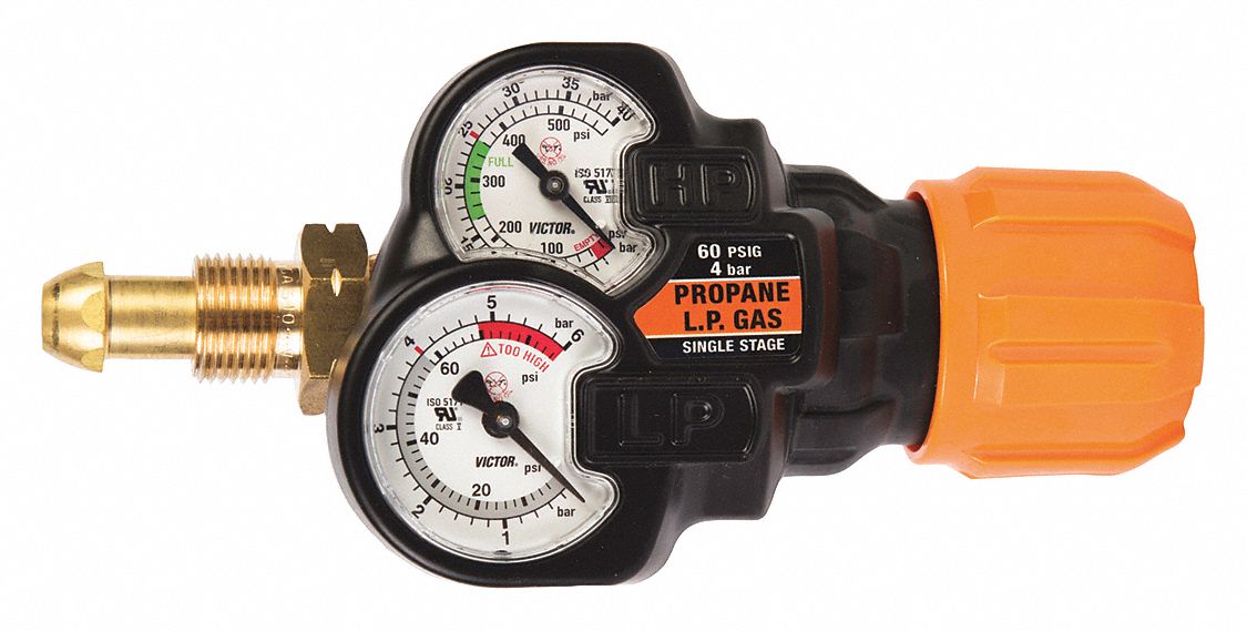 Victor EDGE™ 2.0 Propane/Natural Gas Regulator  - CGA 510LP (ESS32-60-510LP)