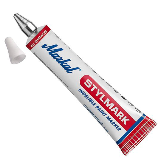 Markal Stylmark 2oz Tube Marker White 96652