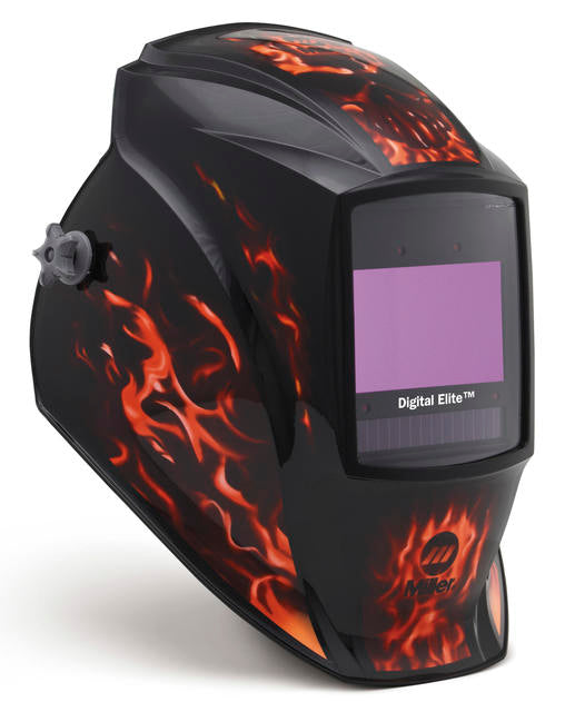 Miller Digital Elite Auto Darkening Welding Helmet Inferno